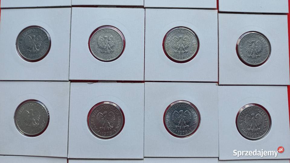 50 groszy PRL wszystkie roczniki aluminiowe małopolskie Trzebinia