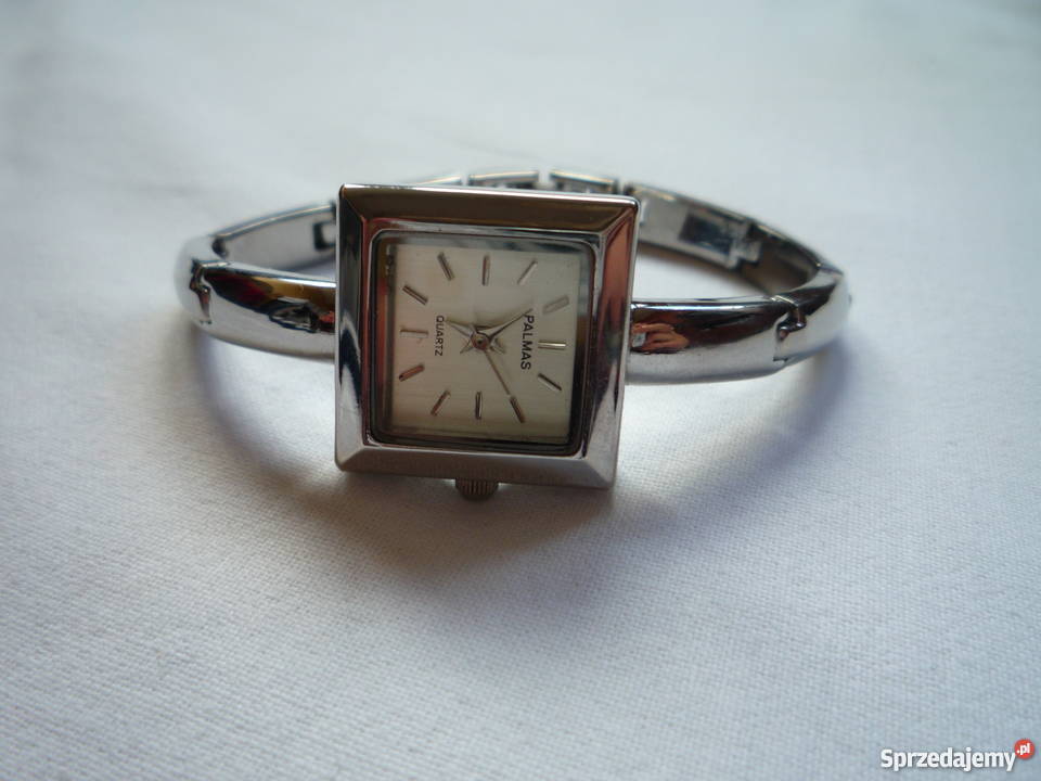 Zegarek damki Palmas Quartz Kwadratowy Srebrna