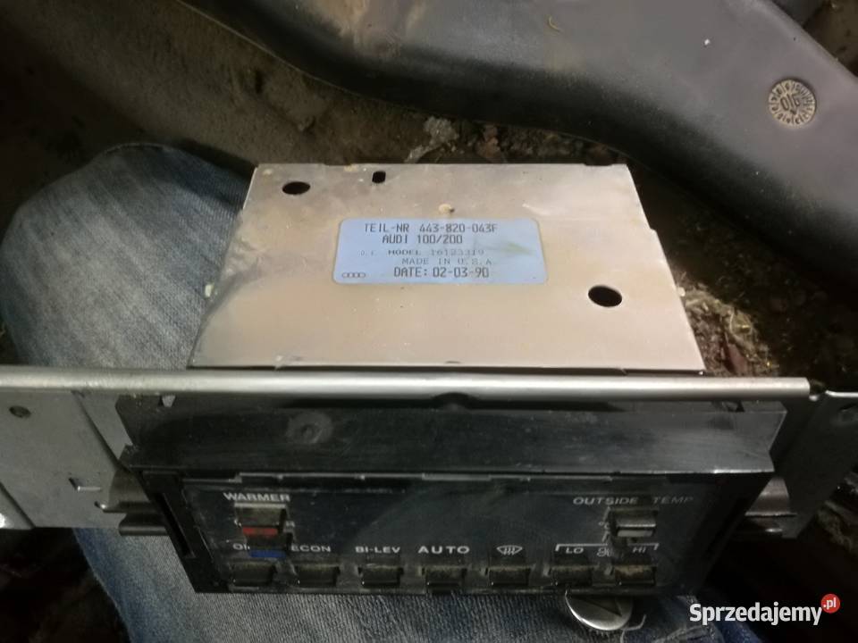 Panel klimatyzacji Audi 100 200 C3 23R5 Biłgoraj sprzedam