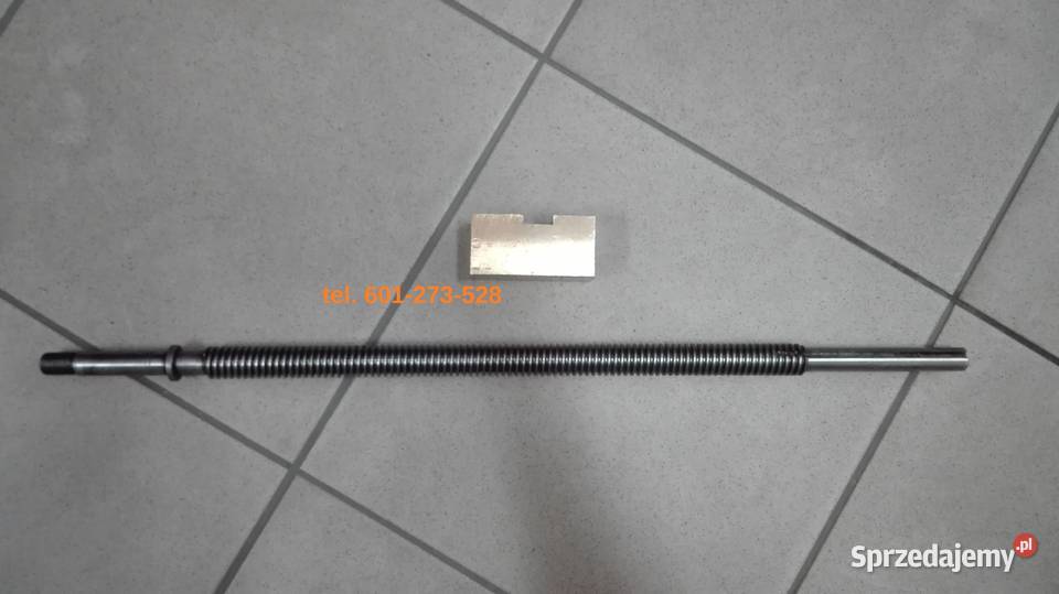 Śruba z nakrętką dzieloną do tokarki TUJ48 Wrocław