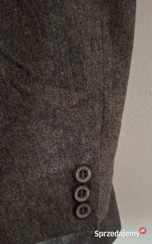 Marynarka vintage Camel Collection grafitowa Odzież wyjściowa