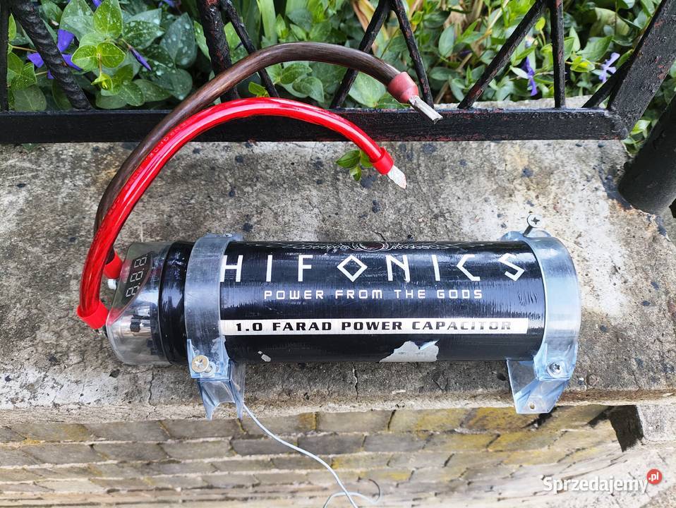 Kondensator car audio HIFONICS HFC1000 1Farad śląskie Niegowonice