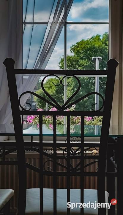 Ręcznie robiony komplet Stół Jadalniany Krzesła Bytom sprzedam