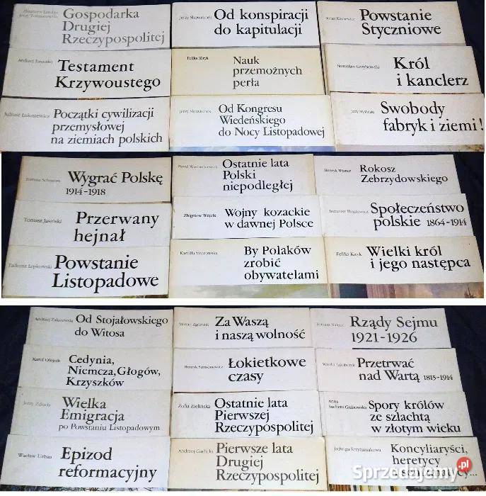 Dzieje Narodu i Państwa Polskiego 30 zeszytów sprzedam
