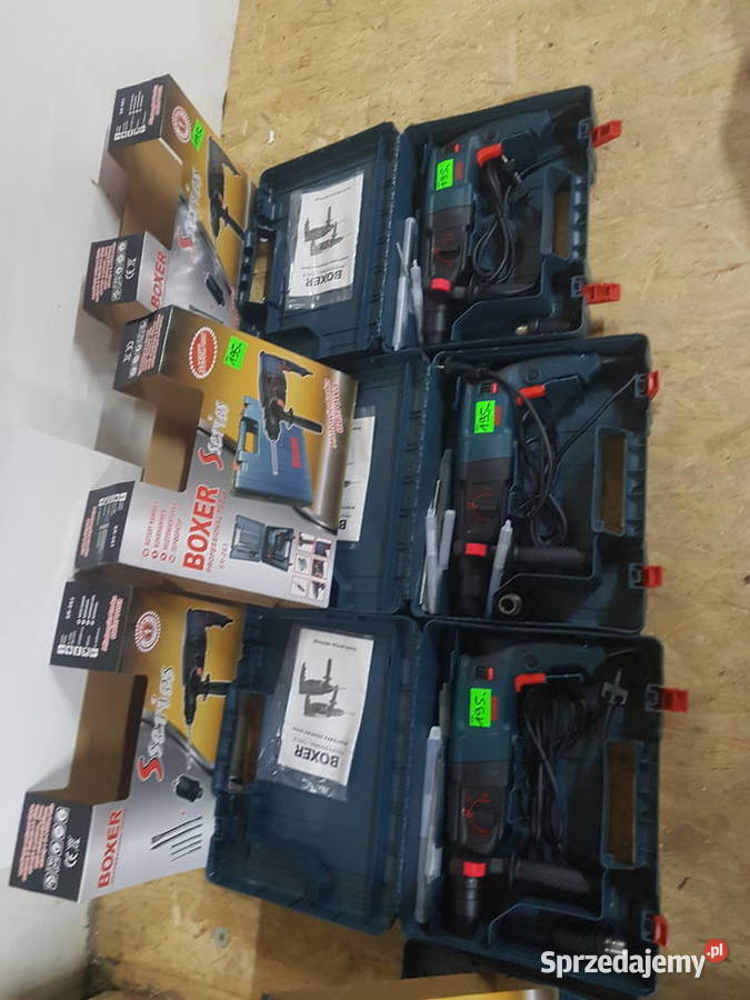 MŁOTOWIERTARKA BOXER UDAR SDS FUTERKO 3150W Głogowa