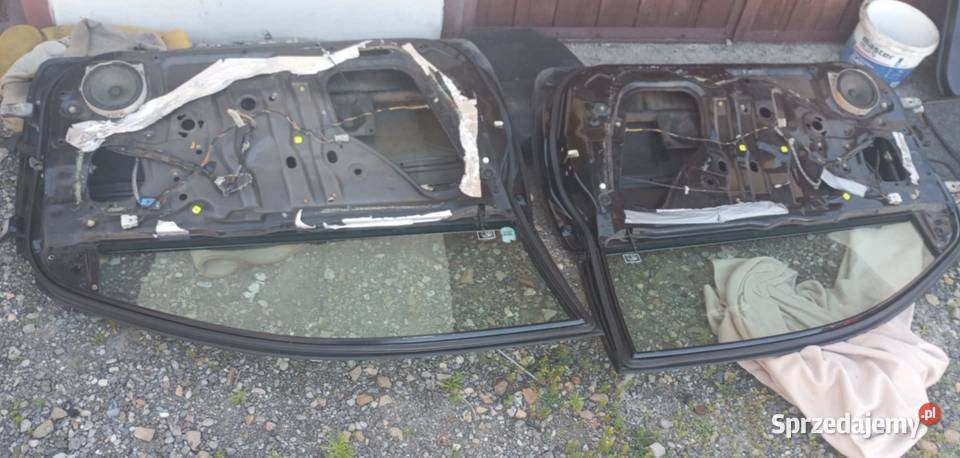 Drzwi honda civic VII 3d lift sport czarne lewe Wielka Wieś sprzedam