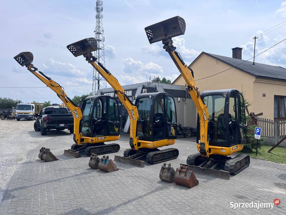 Mini koparka JCB 8018 z 2017r Ładna 1800 Rok produkcji 2017 łódzkie Złoczew