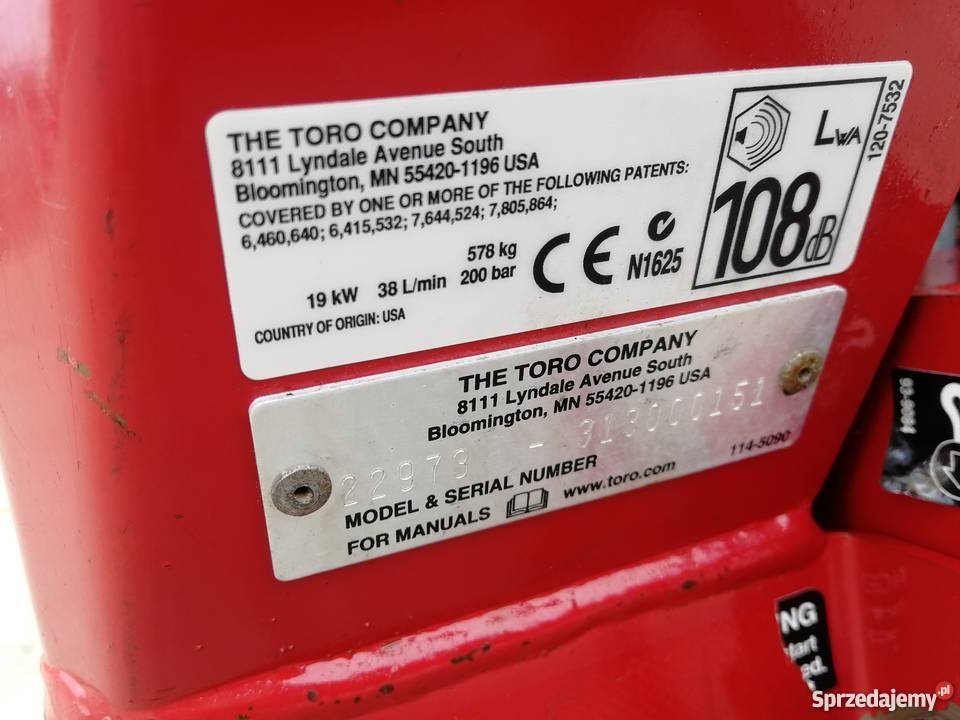 Koparka łańcuchowa TORO TRX 20 Ditch Witch Nowy Sącz