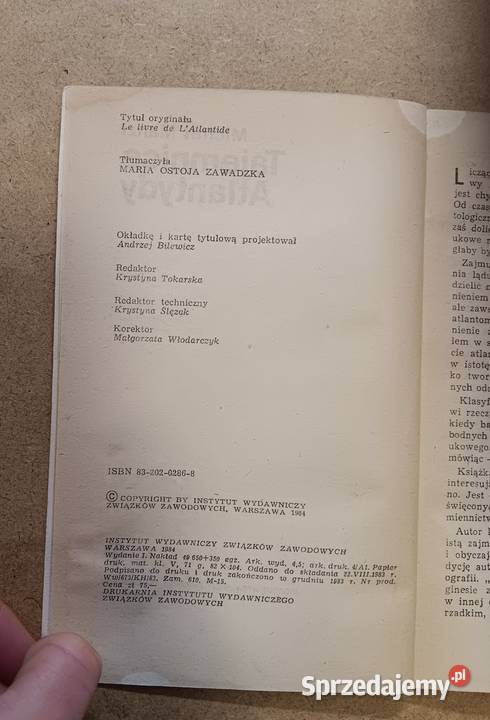 Michał Manzi Tajemnice Atlantydy