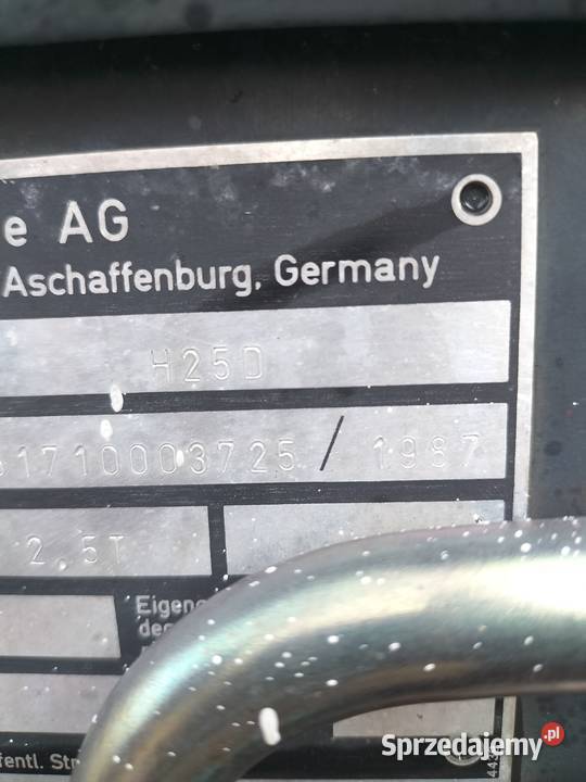 Linde h 25 Koniuszowa