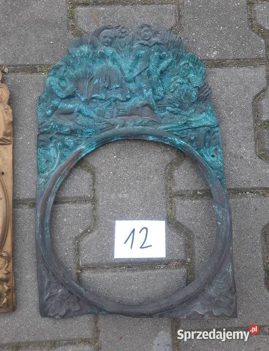 A004 Przetłoczka tarczy ozdoba starego zegara Tczew