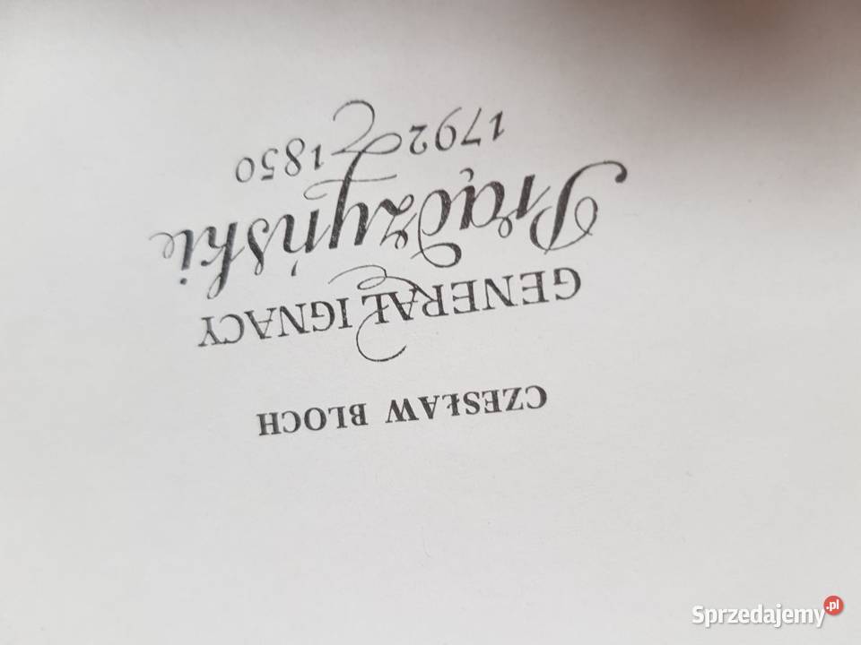 GENERAŁ IGNACY PRĄDZYŃSKI 1792850 CZESŁAW BLOCH Rok wydania 1974 Kielce