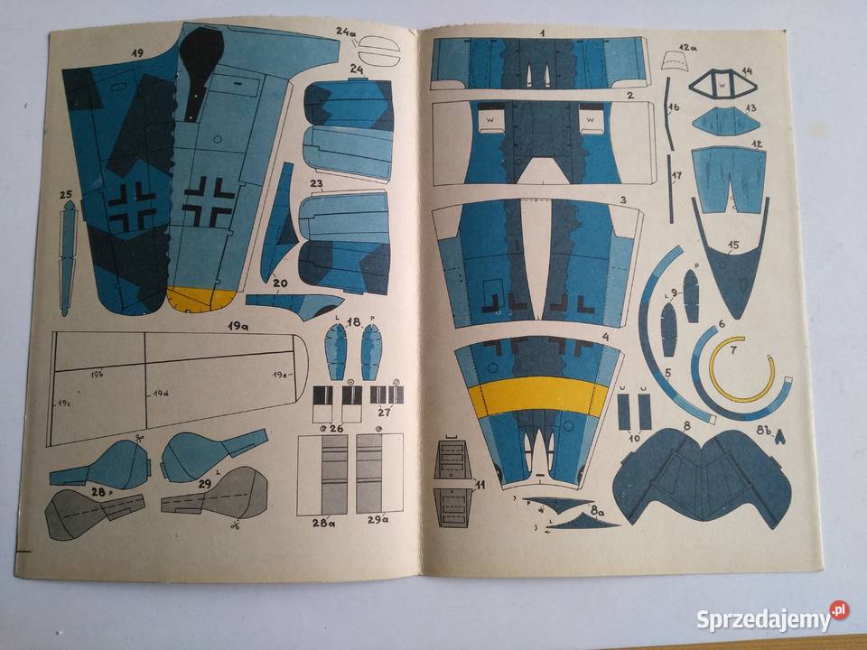 Mały Modelarz 31991 Samolot myśliwski FW 190 F 2 Dąbrowa Górnicza sprzedam