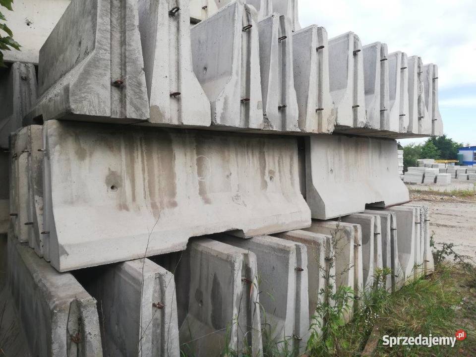 Barieryzapory drogowebetonowe używane Dąbrowa Górnicza