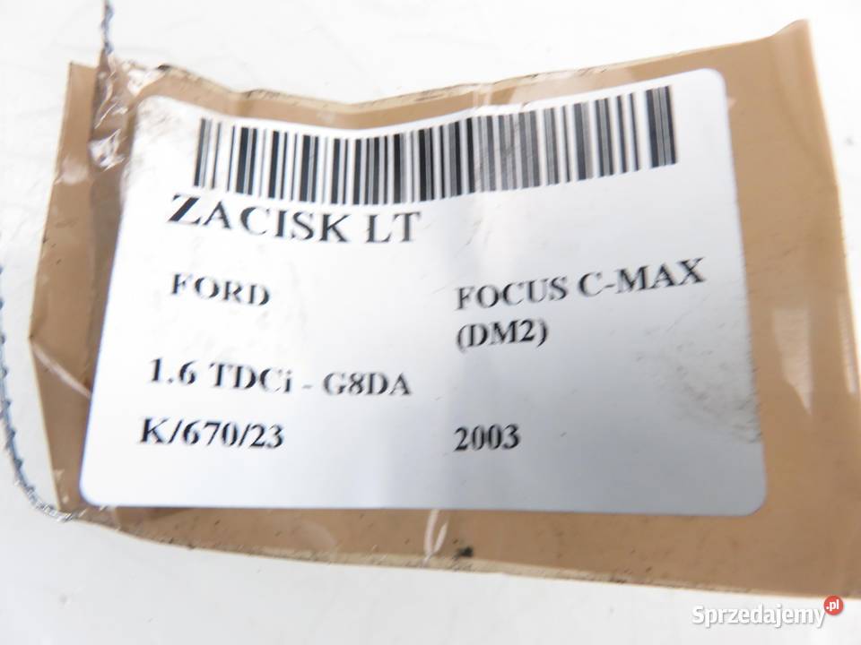 ZACISK LEWY TYŁ FORD FOCUS C 16 TDCi