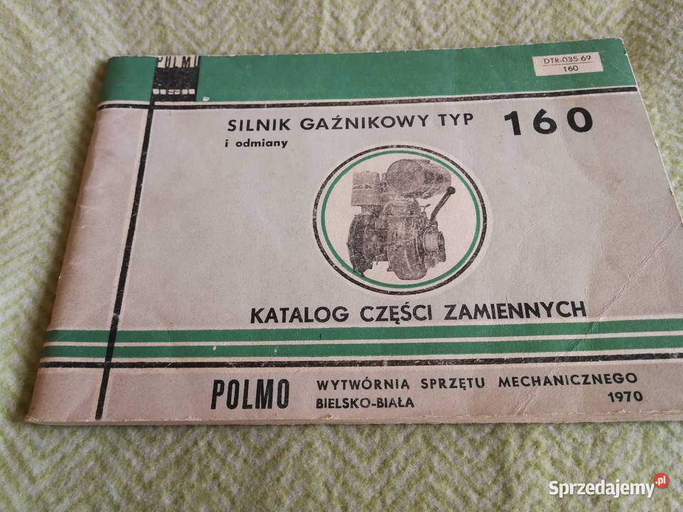 Katalog części silnika typ 160 POLMO UNIKATOWE Szczecin