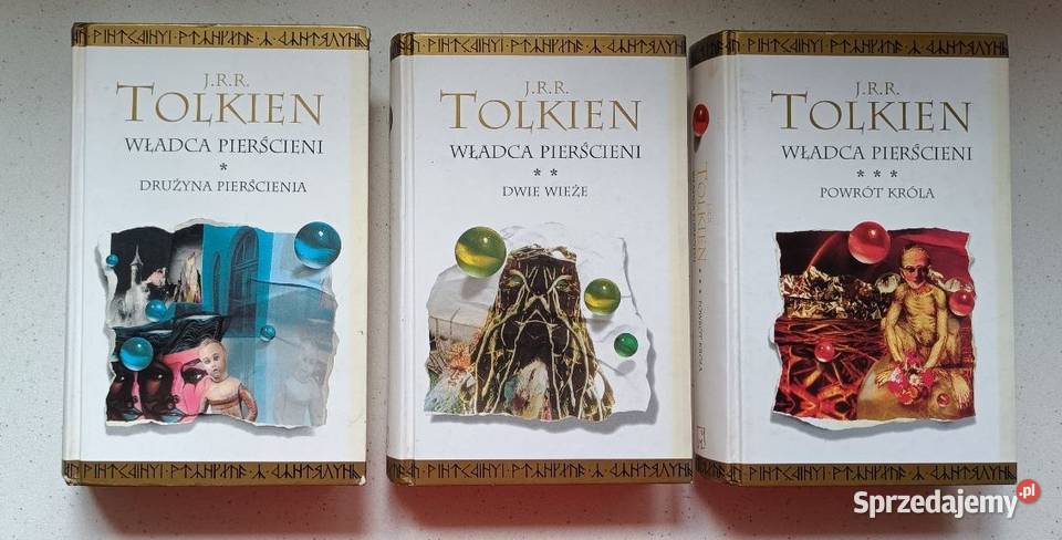 JRR Tolkien Władca Pierścieni Trylogia Twarda twarda Brwinów