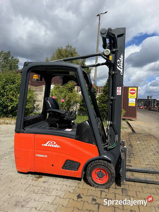 wózek widłowy elektryczny LINDE E16 1600 Triplex Linde Działoszyn