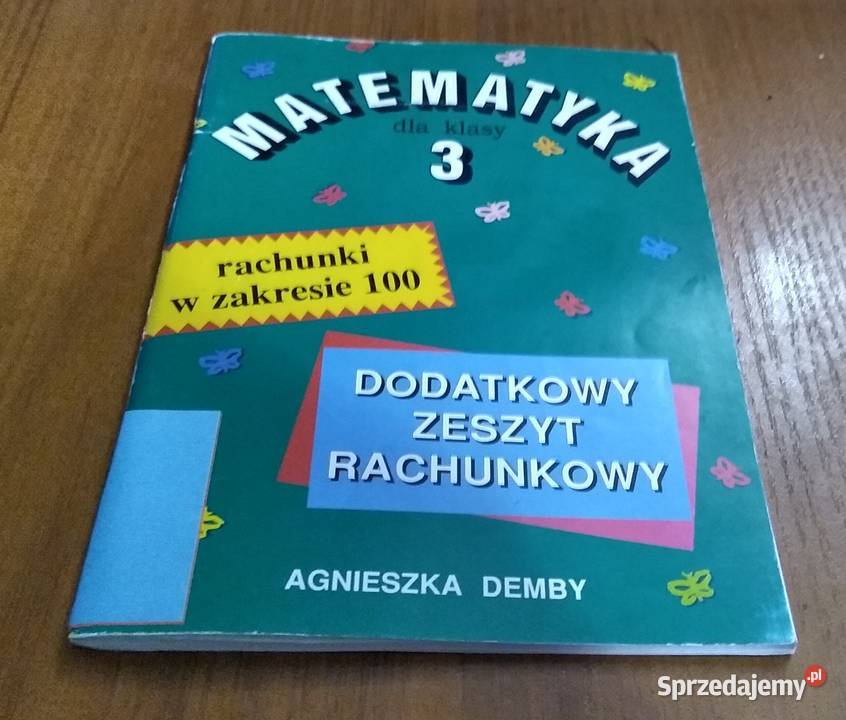 Matematyka KLASA 3 rachunki w zakresie 100 miękka Gdańsk