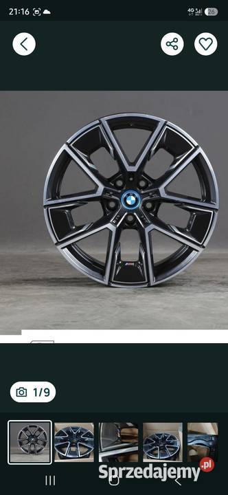 Alufelgi BMW 18 nowe M pakiet Samochodowe Zielona Góra