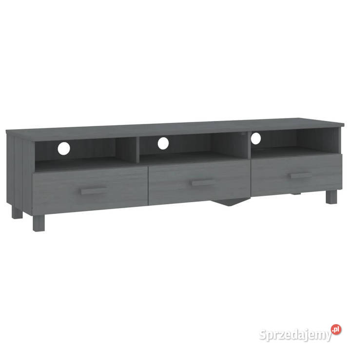 Szafka pod TV HAMAR ciemnoszara 158x40x40 drewno Warszawa