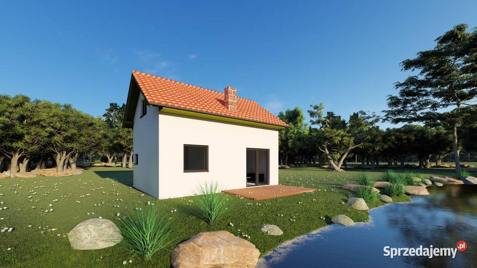 Projekt domu ZG48 na zgłoszenie bez pozwolenia Sosnowiec