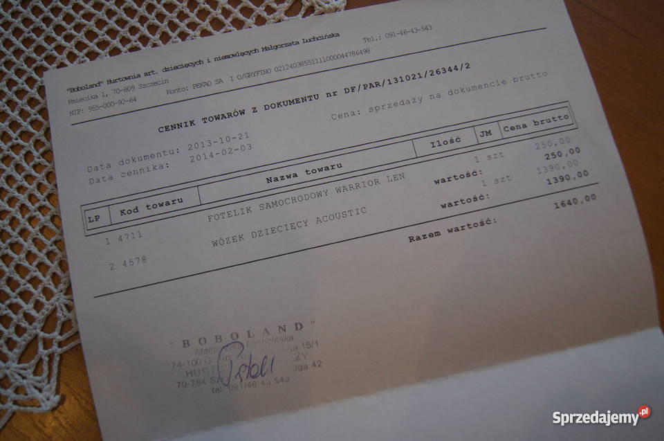 Wózek Tako Acoustic 3w1 lubuskie Gorzów Wielkopolski