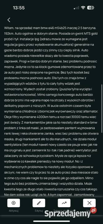 Bmw e46 25 195 443000km Góra Kalwaria