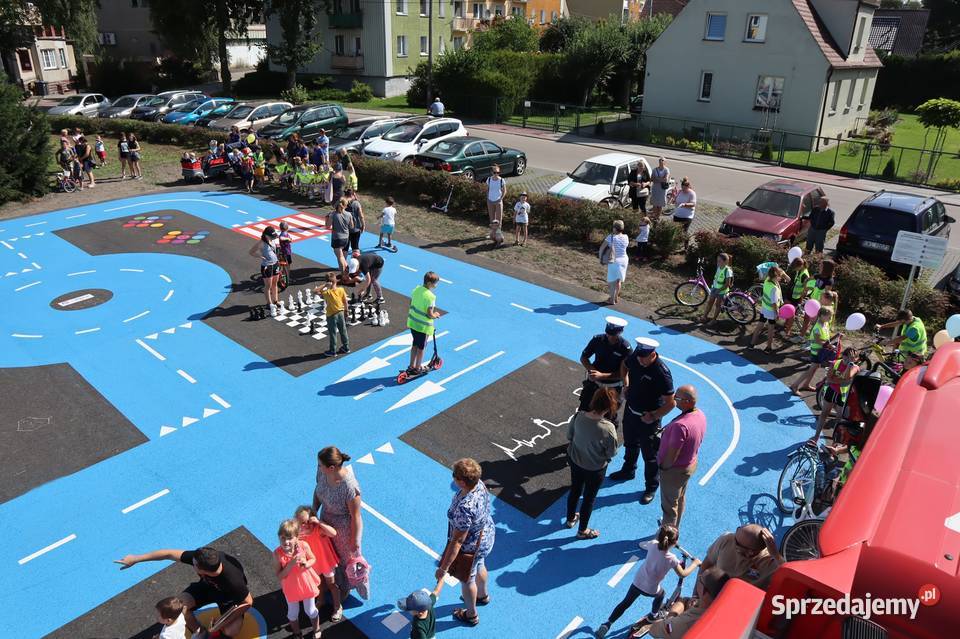 Stacjonarne miasteczko rowerowe BIG4 z ósemką Katowice
