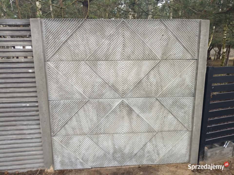 Ogrodzenie betonowe Płyta betonowa 50200