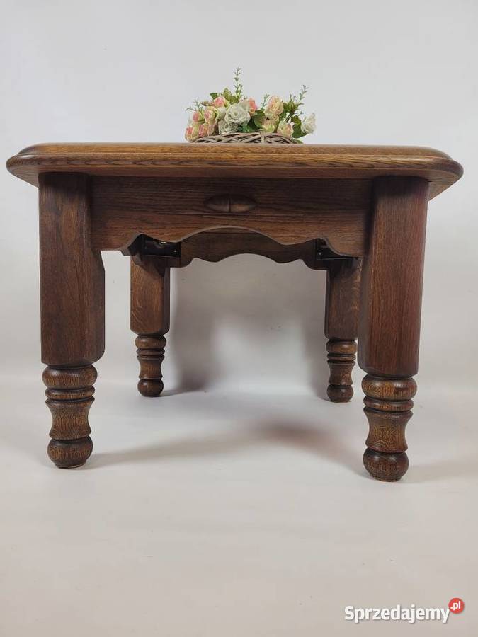 Dębowy stolik kawowy 70cm Białogard