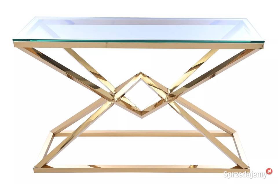 komoda konsola nowojorska glamour złota diament Nowy Sącz