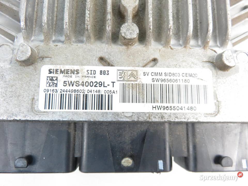 STEROWNIK PEUGEOT 307 SW 20 HDi 9656061180 Komputery