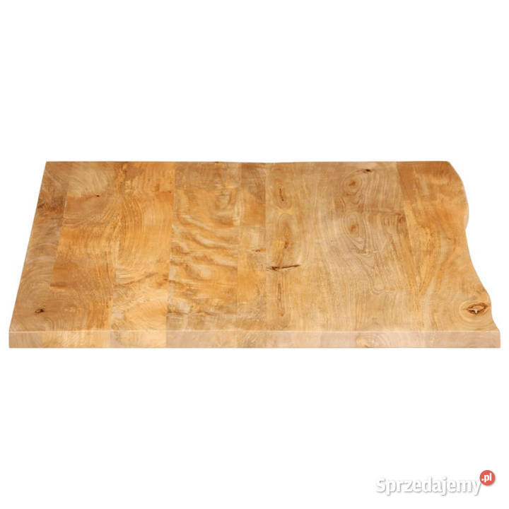 Blat stołu z naturalną krawędzią 100x80x25