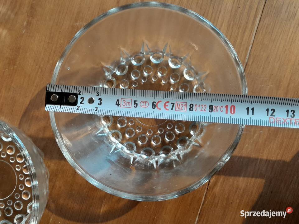 Trzy stare miseczki PRL stare szkło PRL retro śląskie Dąbrowa Górnicza