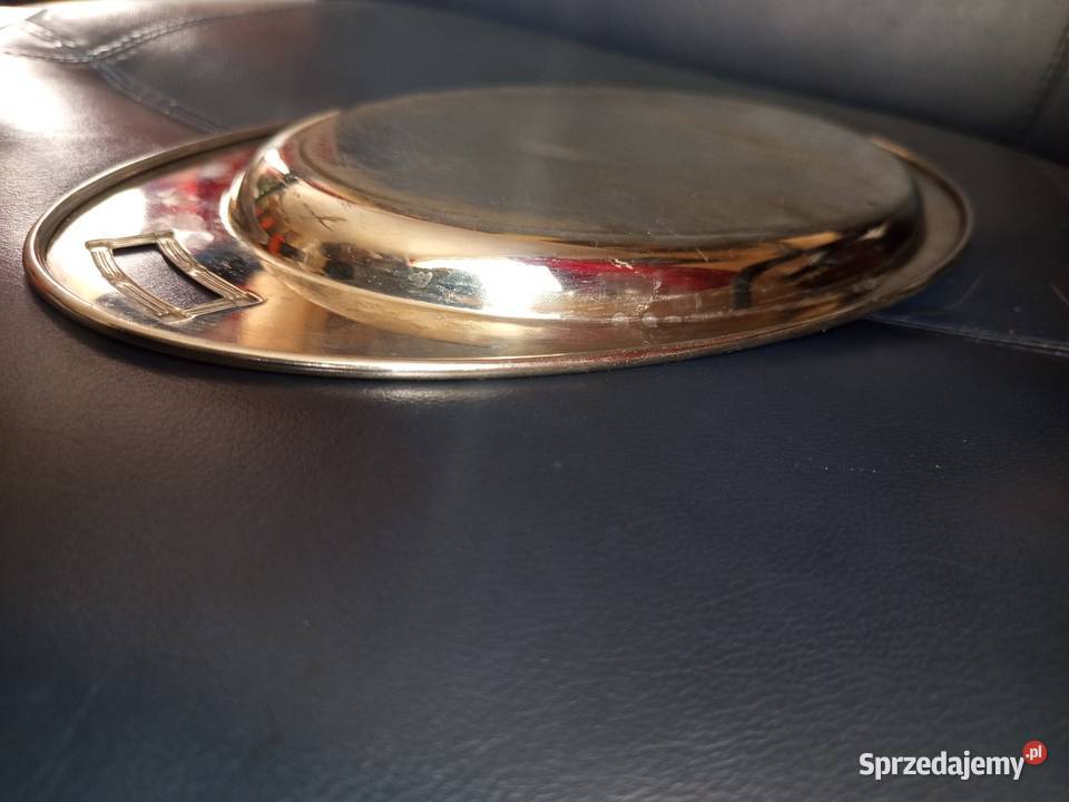 Taca Półmisek owalny platerowany Nakło nad Notecią