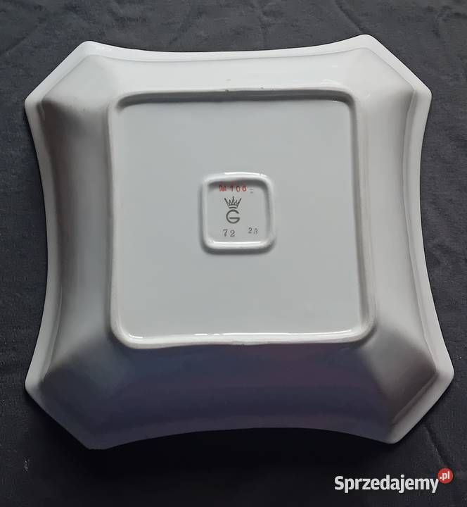 Miska salaterka porcelanowa Giesche sygnatura z Koźminek