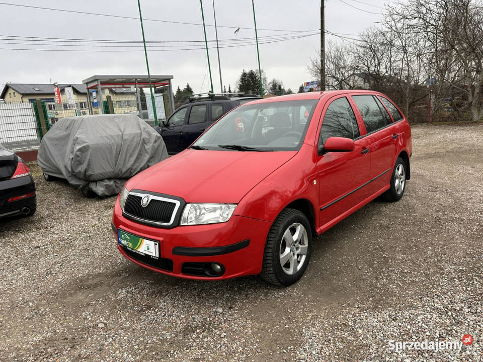 koda Fabia 19 TDI 100KlimaAlu czerwony Warszawa