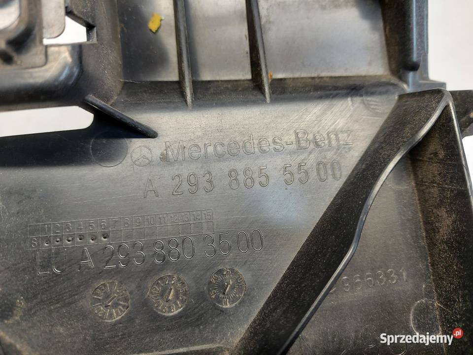 Mercedes EQC 400 W293 ŚLIZG MOCOWANIE ZDERZAKA