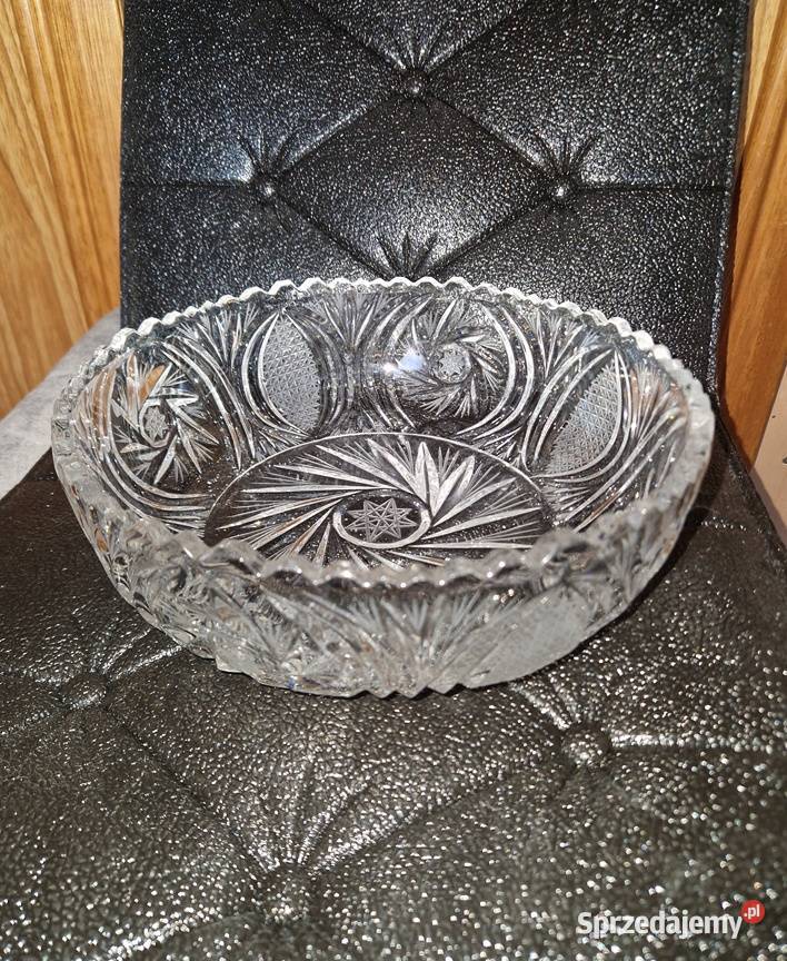 Kryształowa misa na owoce lata 60 PRL Vitage sprzedam