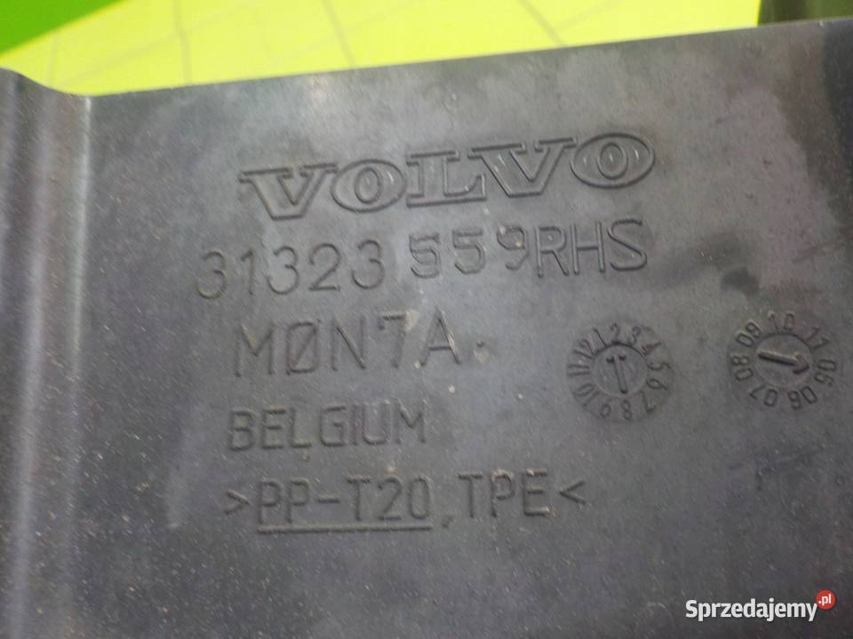 S60 II V60 I 20 D 12r kierownica powietrza prawa Suków