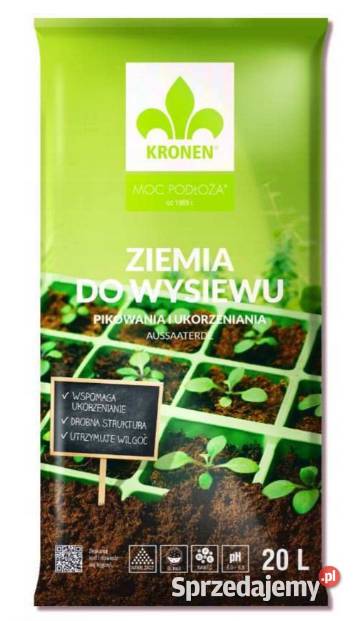 KRONEN Ziemia do wysiewu i pikowania 20l podkarpackie Tyczyn