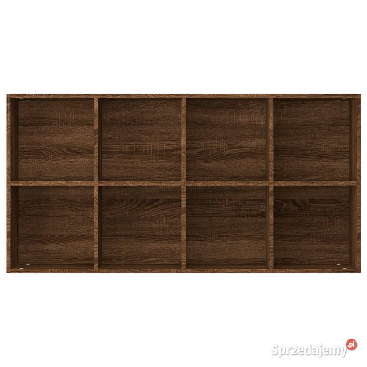 Regał na książki brązowy dąb 66x30x130 WM815251 Warszawa sprzedam