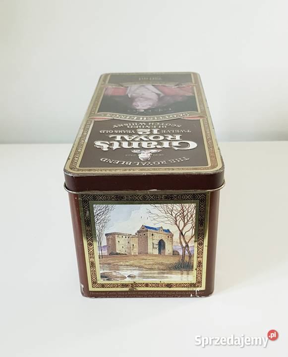 Stara puszka pudełko whisky śląskie Ruda Śląska