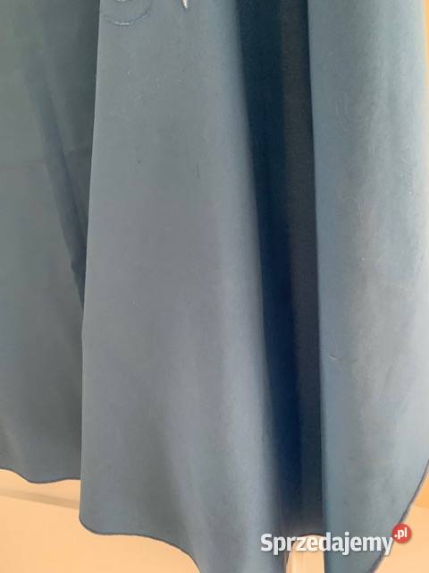 Obrus niebieski haftowany 178137 wiskoza