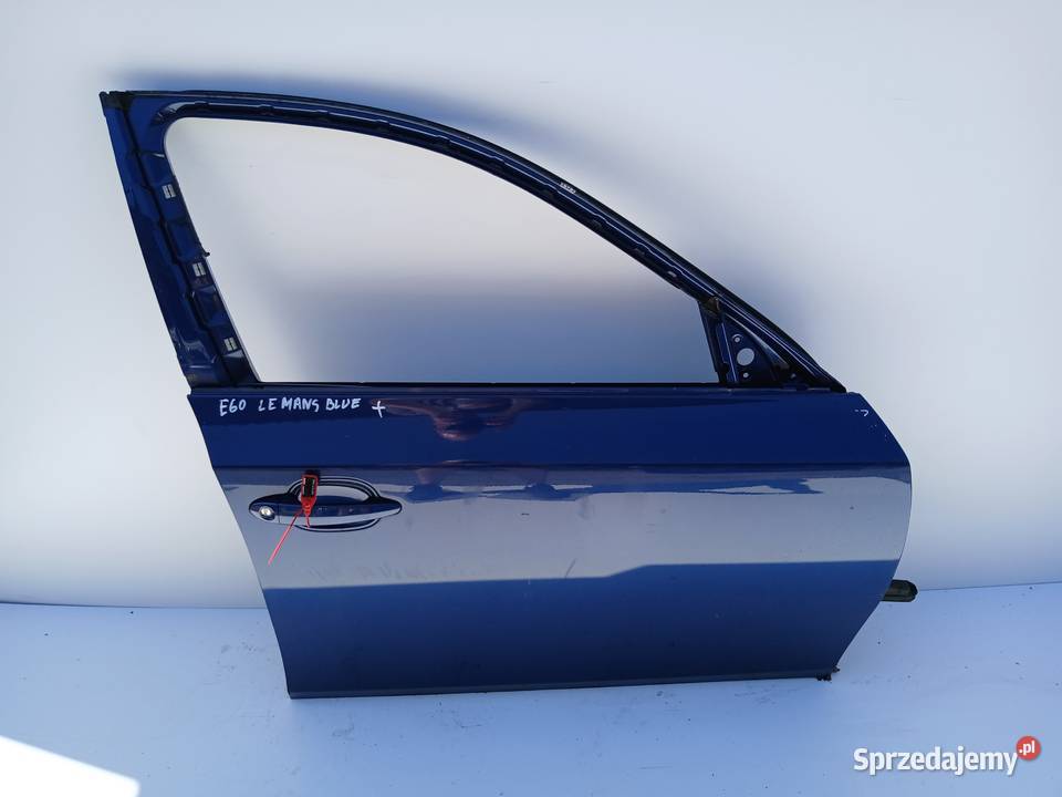 DRZWI PRAWE PRZEDNIE PRZÓD BMW E60 LE MANS BLAU Strzyżewice