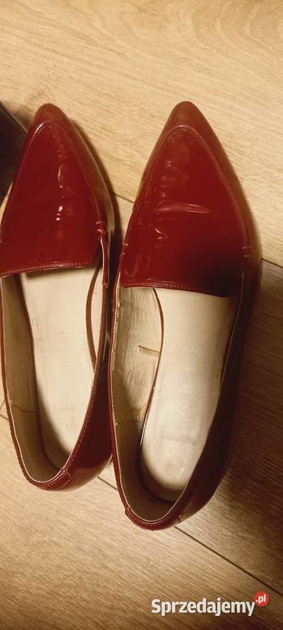 Baleriny 39 skóra naturalna lakierowana Sergio Gdańsk