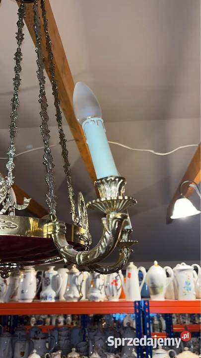 Żyrandol Podsufitowy Pięcioramienny Plafon Gdańsk