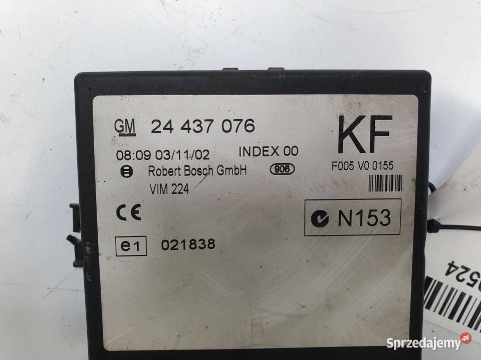 MODUŁ OPEL ZAFIRA 24437076 Lipno sprzedam