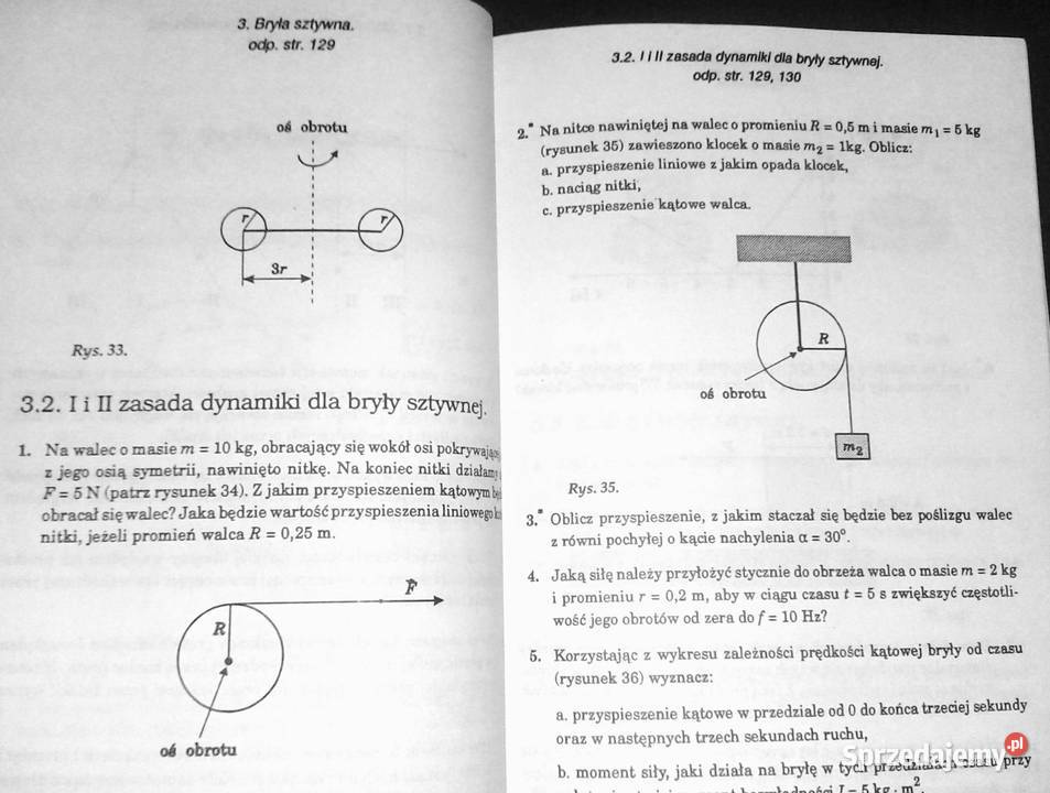 Zbiór prostych zadań z fizyki uczniów szkół Rok wydania 1996 Chełm sprzedam